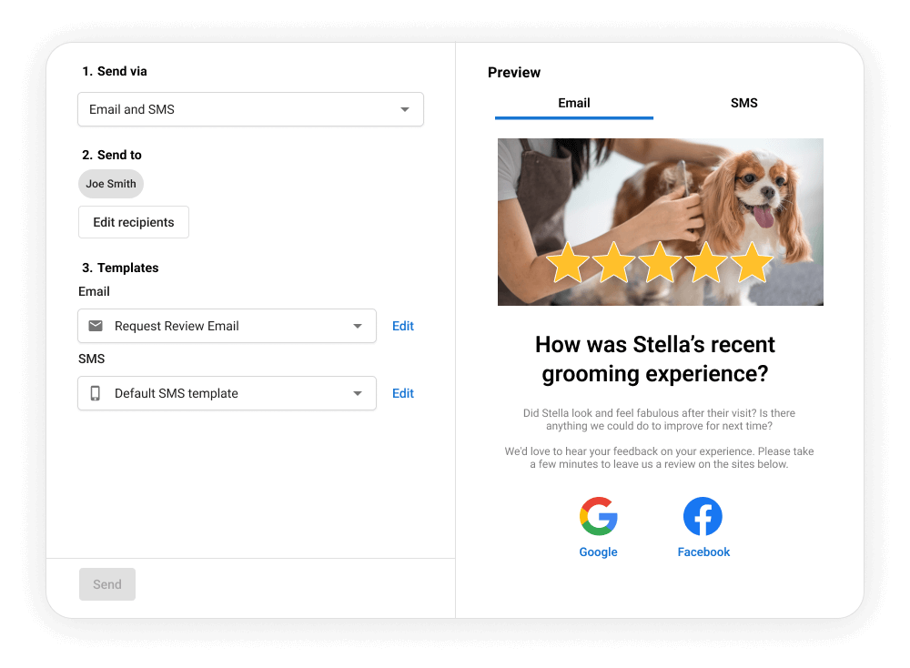 Broadly's Review Management - CRM for Home Services 