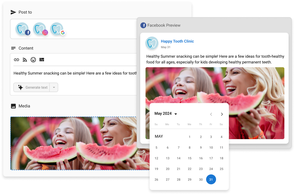 Broadly’s Social Media Manager - online marketing strategies for small business